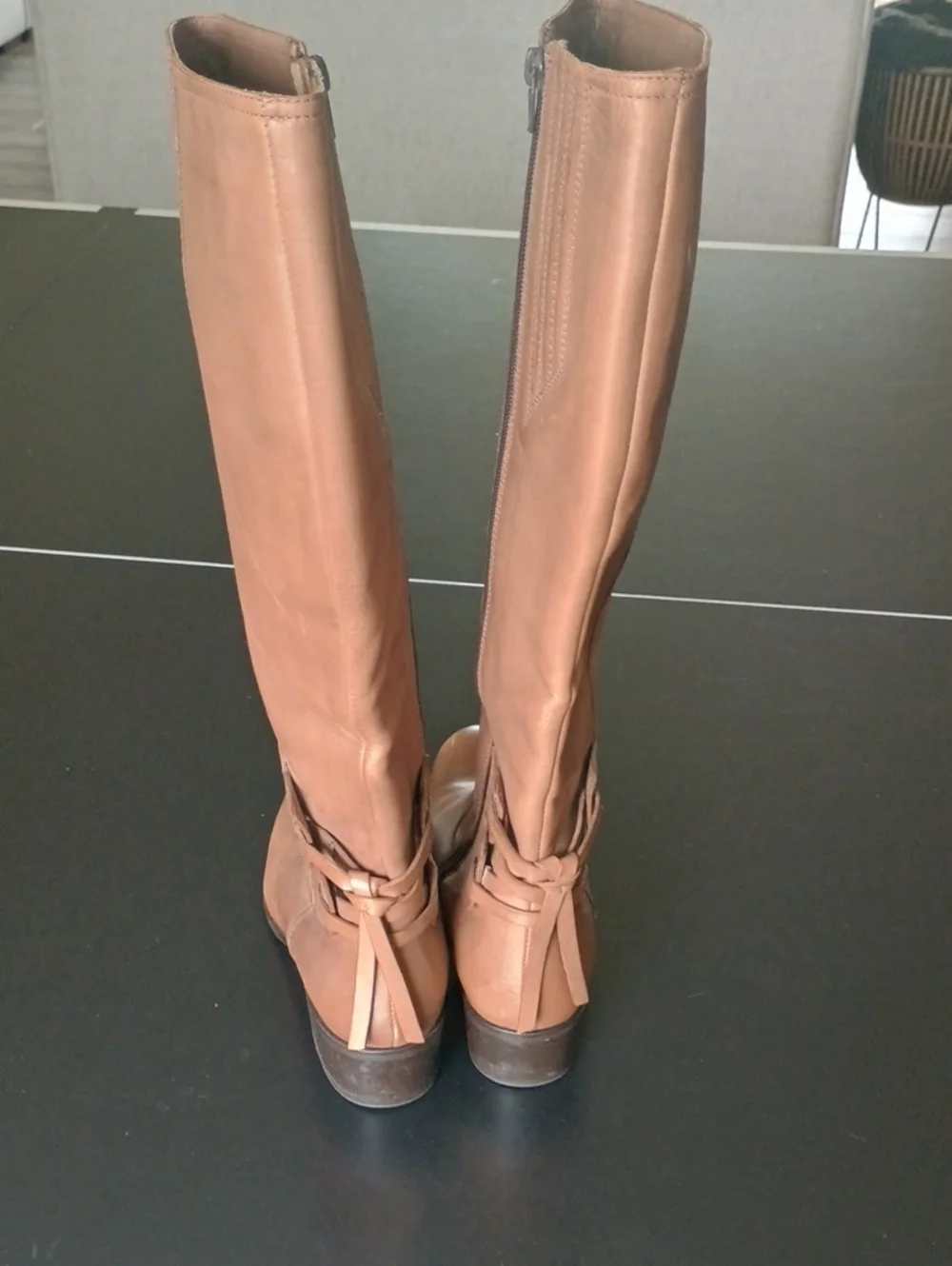 Sesto Meucci Tall Leather Over-the-Knee Boots - Brown